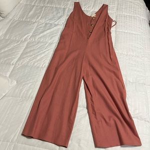 Medium Monteau Romper - Salmon color